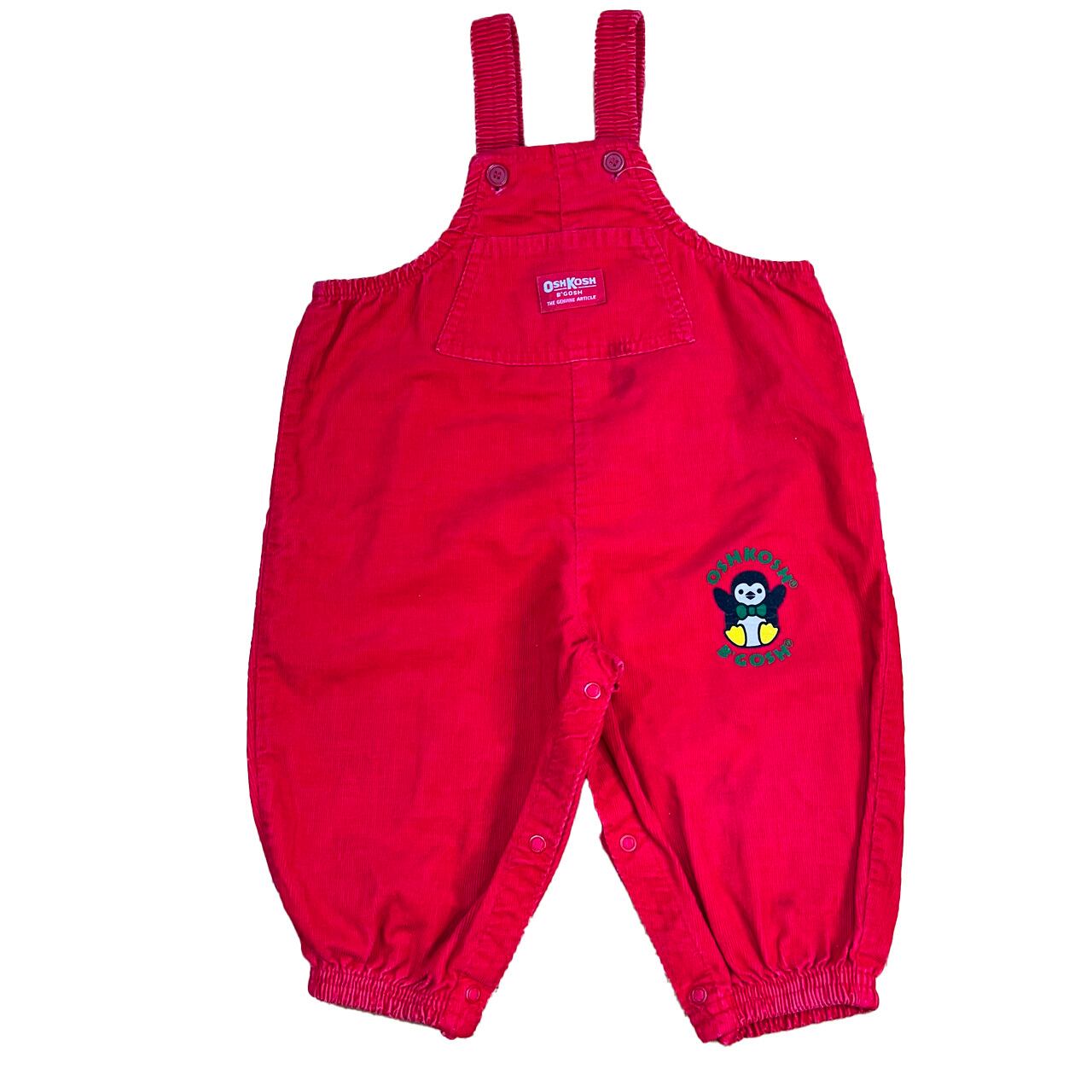 Size 80】オシュコシュ 恐竜 オーバーオール ベージュ（Oshkosh  