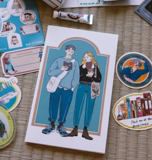 LA114 La dolce vita 甜蜜生活【愛治文具房x甜蜜生活 旅人筆記之友】白無地 ノート