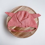 RABBIT CORAL｜タイプ：Bonnet / ツバ：Wavy / 耳：Neutral