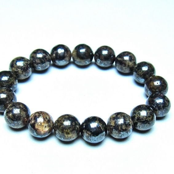 コンドライト ブレスレット サハラNWA869 隕石 13mm 一点物 199-923