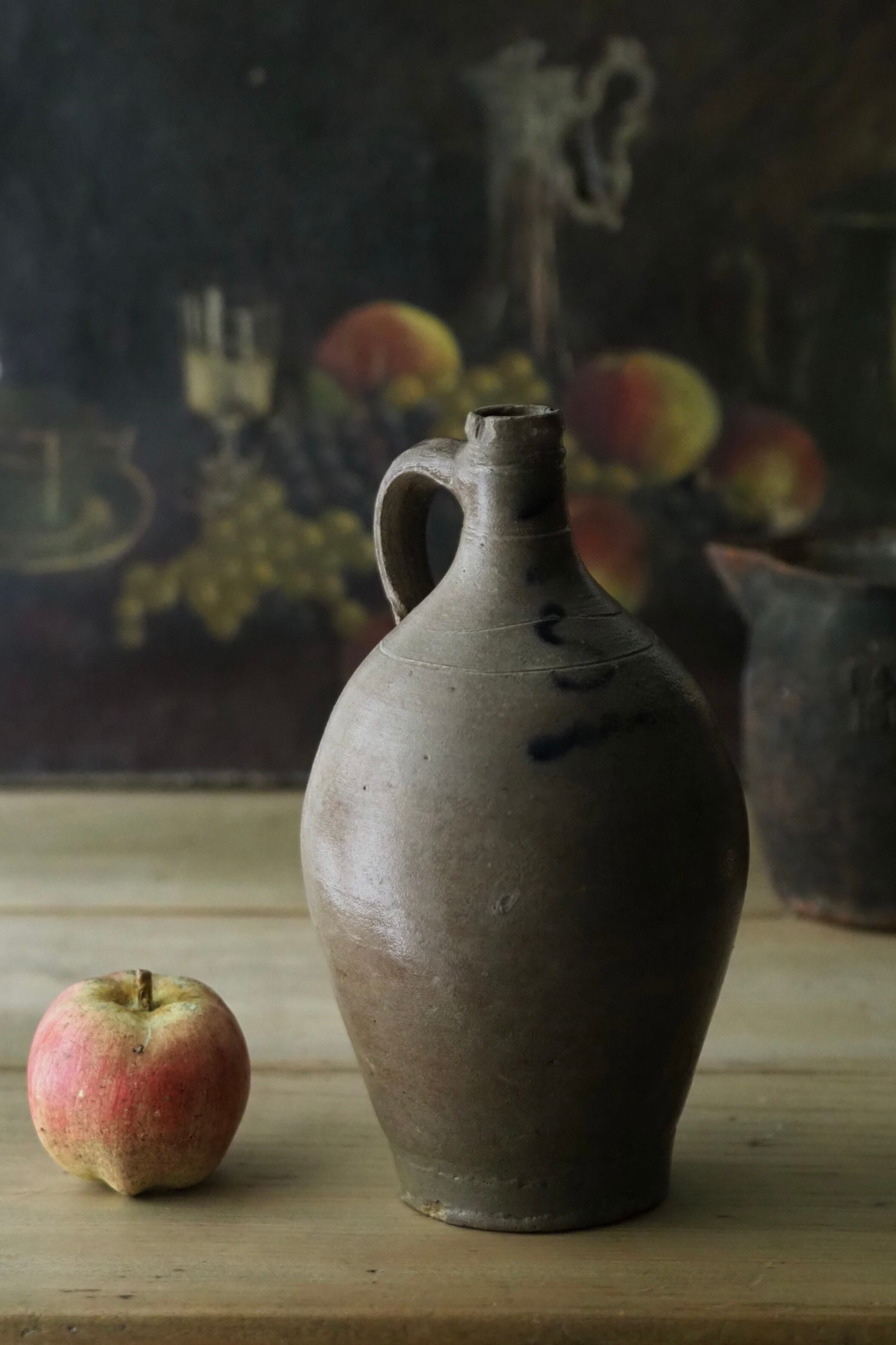 19世紀フランスの酒器-antique pottery pot | アンティーク