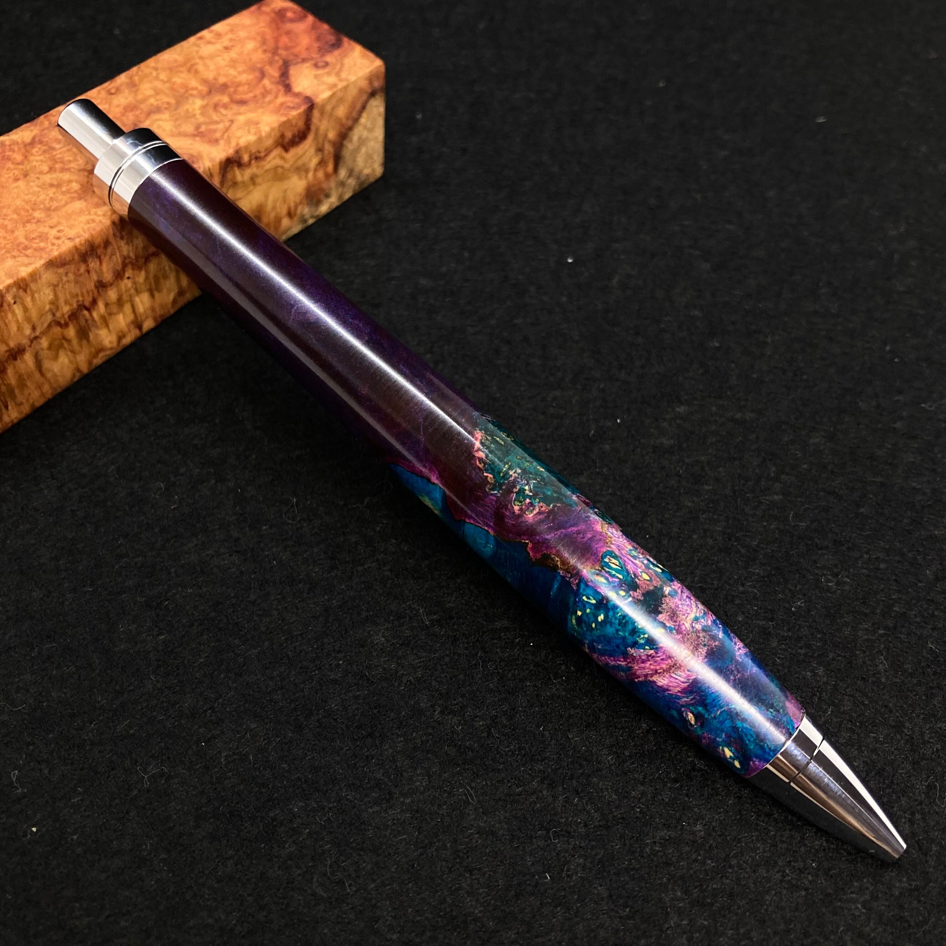 こぶた工房 スタビライズドウッドメープルバール シャーペン 木軸ペン