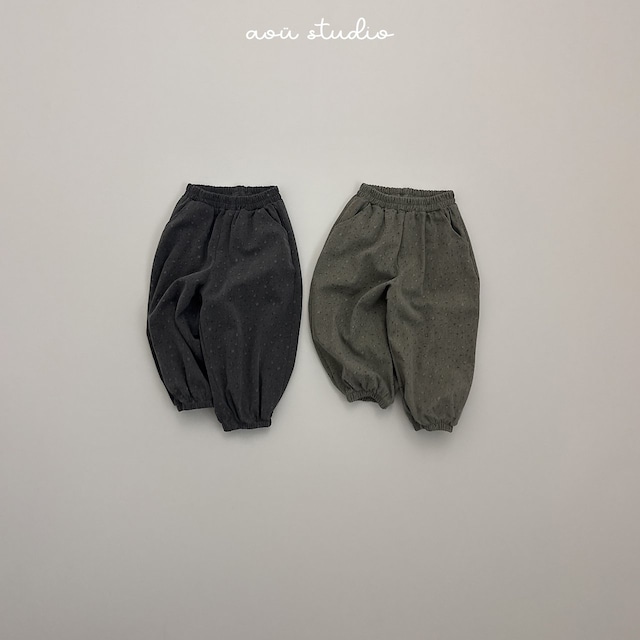 【取寄】aou|hina jogger pants|ヒナジョガーパンツ|XS-L|toddler|26 autumn