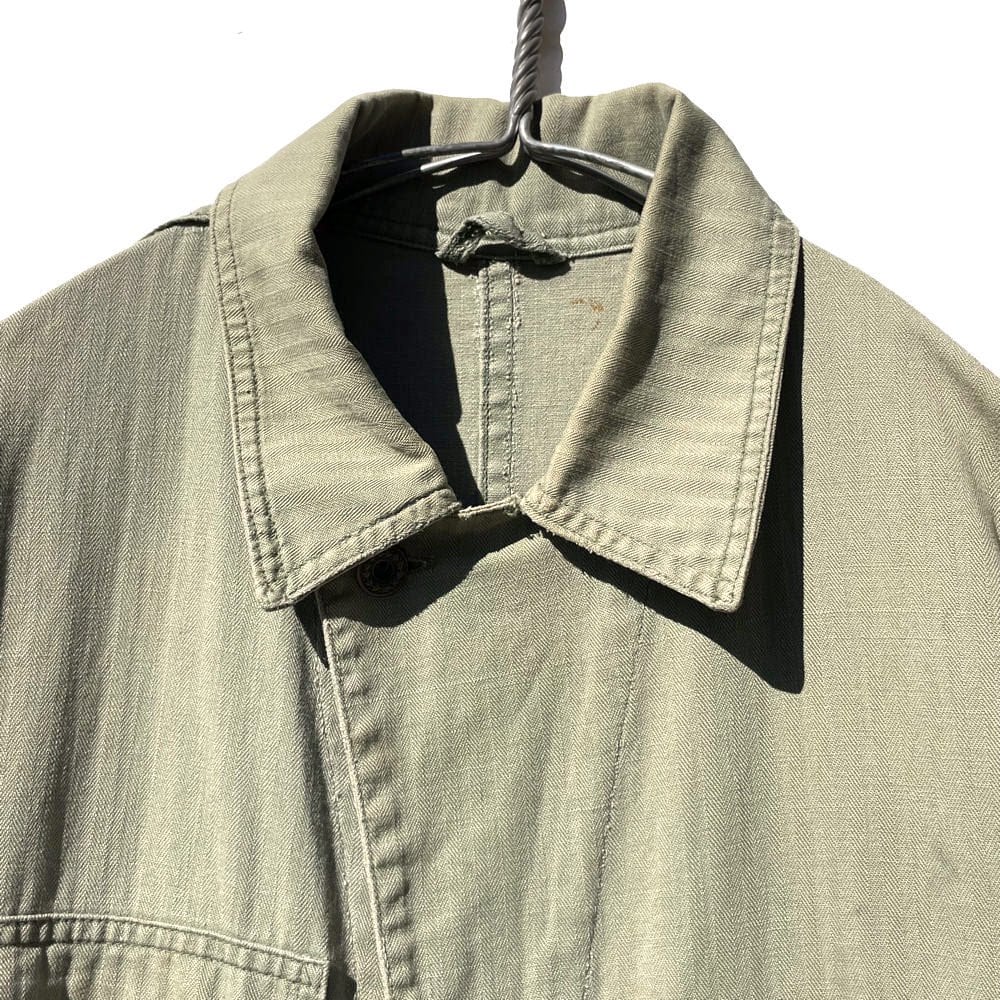 USARMY] Vintage HBT military all-in-one jumpsuit [1940s-] Vintage