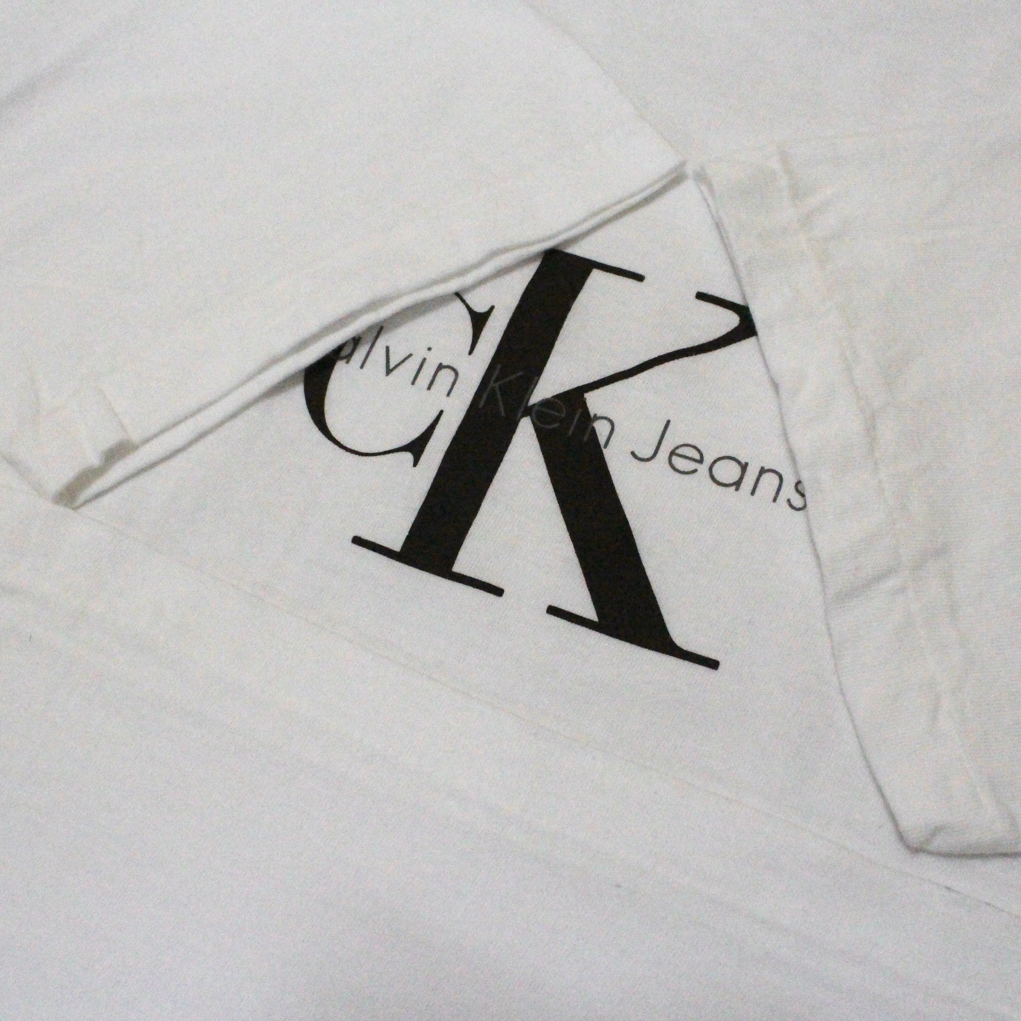90s' USA製 Calvin Klein カルバン クライン CK ロゴ Tシャツ | BANCA
