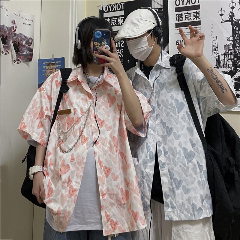 スタイルシャツ サマープリント柄レディース ストリート 夏物 ケッペル13021694004