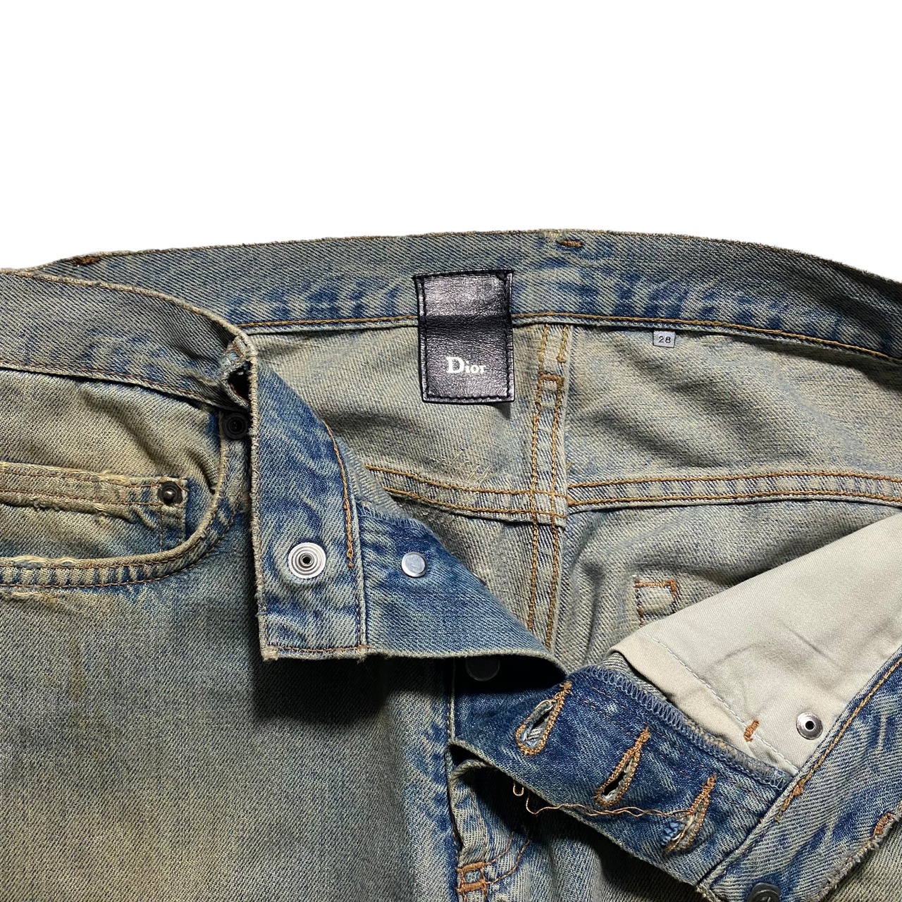 2006SS DIOR HOMME by Hedi Slimane denim skinny pants “mods/ska”