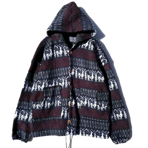 Vintage Alpaca Wool Knit Hoodie [1990s-] Vintage Knit Hoodie