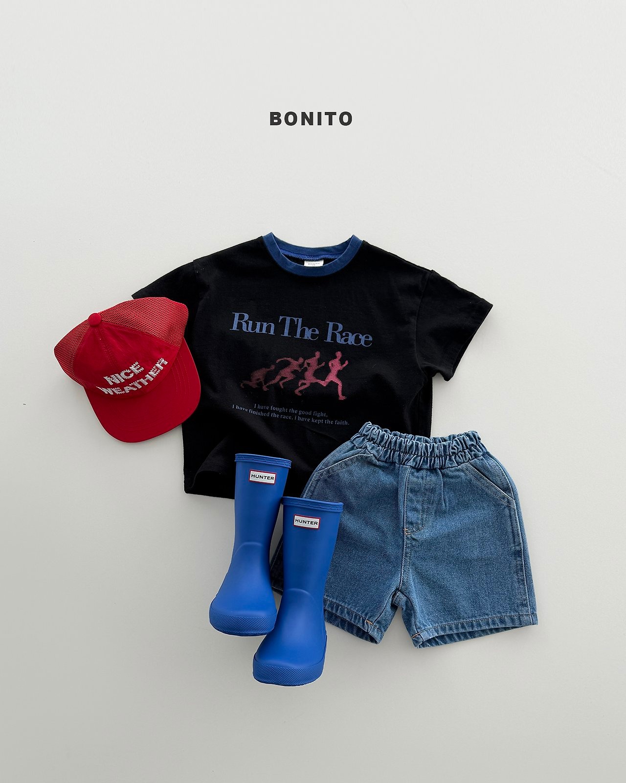 [BONITO] Run the Race Tee / [보니토] 런더레이스티