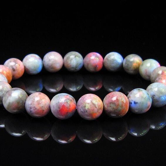 ハックマナイト ブレスレット 10mm 一点物 メール便可 111-49328