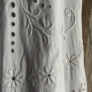 フランス カットワークレース アンティークスカート ②