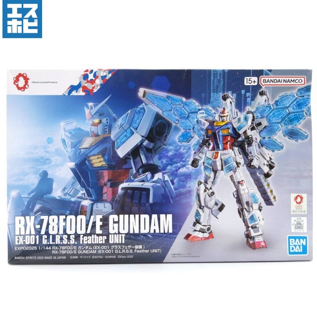 EXPO2025 1/144 RX-78F00/E ガンダム (EX-001 グラスフェザー装備)