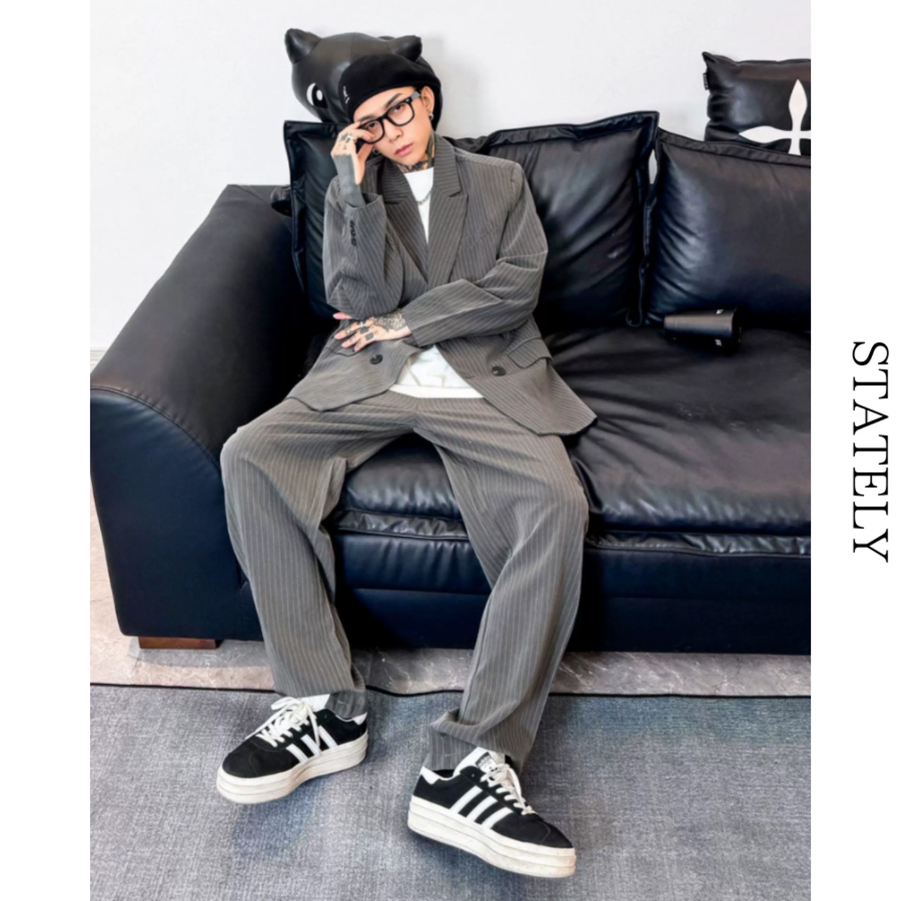 Urban Stripe セットアップスーツ/2color_ST07・画像5
