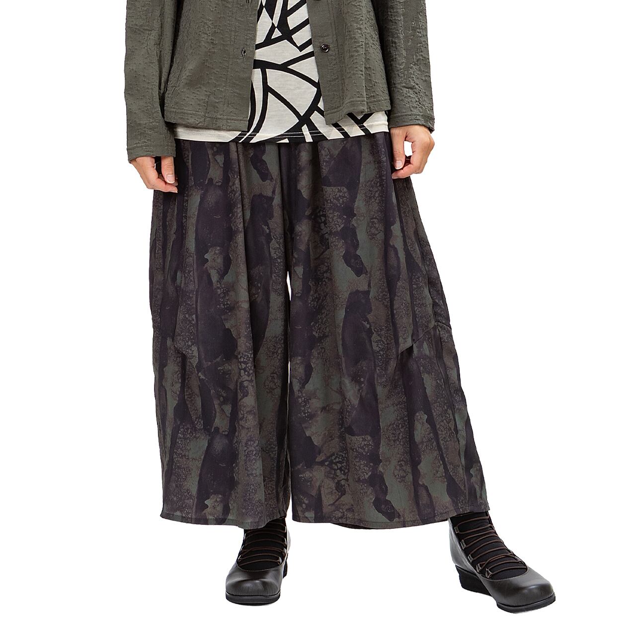 キシケイコウールのサルエルパンツ キシケイコウールのサルエルパンツ