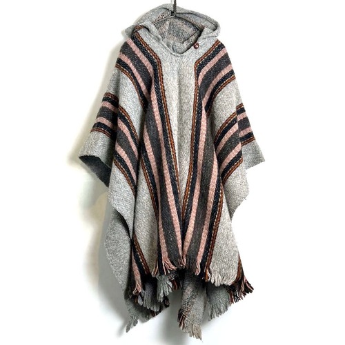 Vintage Mexican Blanket Poncho [1970s-] Vintage Mexican Vintage Blanket Poncho