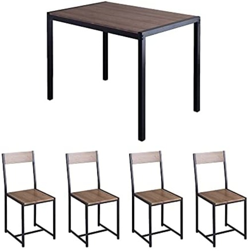 テーブル+チェア4脚 5点セット 幅110cm ダイニングセット 机 椅子 セット 食卓