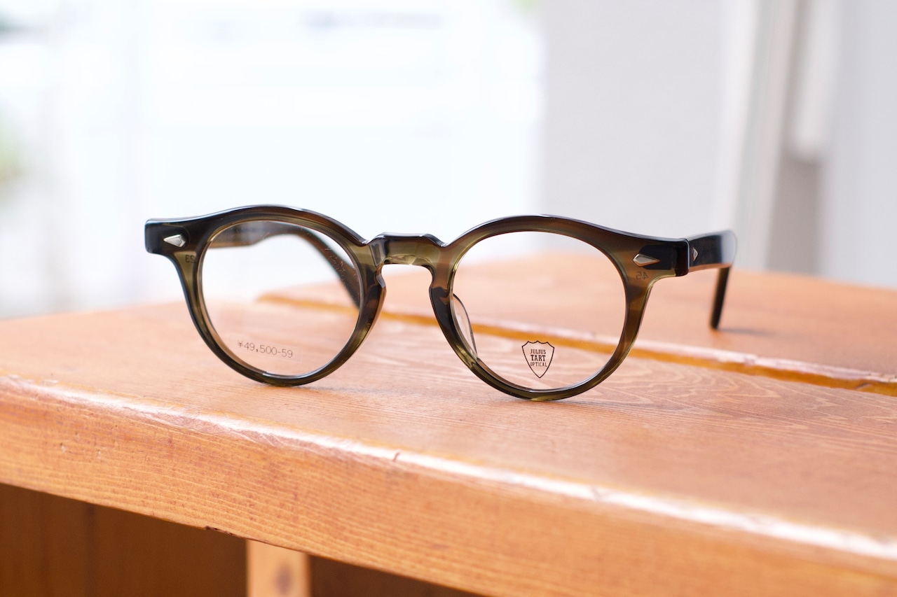 【JULIUS TART OPTICAL】HAROLD 46 Col:OLIVE GREEN SASA