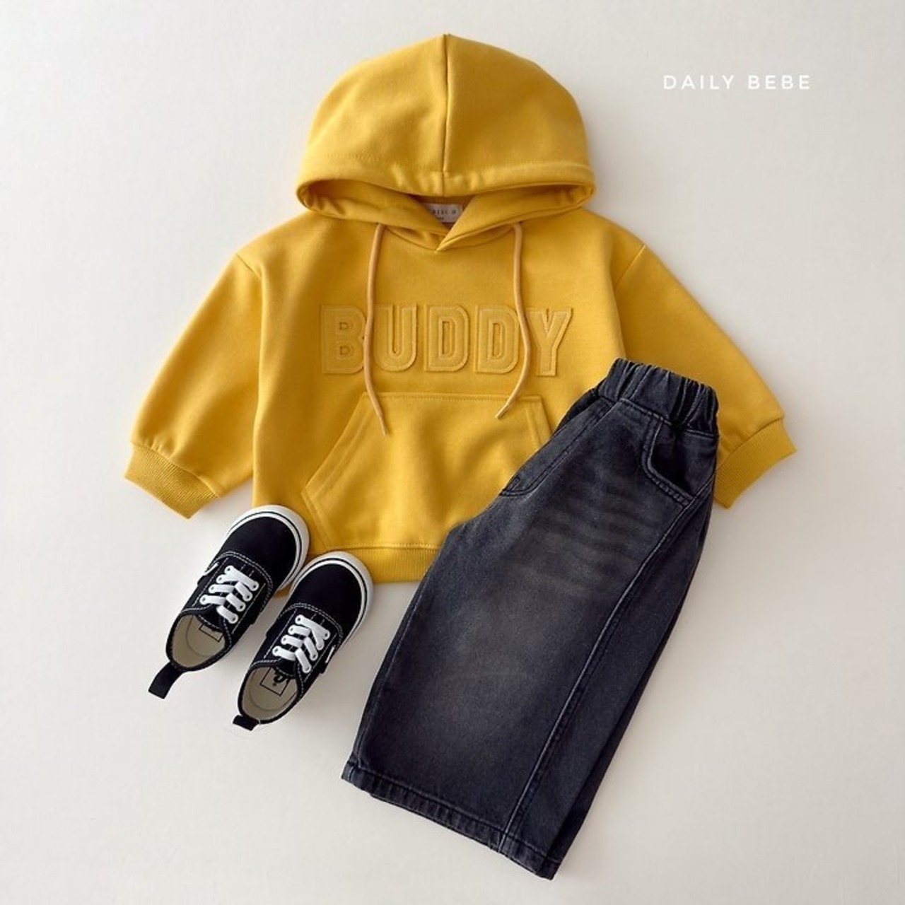 韓国子供服 / 26Autumn / 〖取寄〗DAILYBEBE / バディフーディー / キッズ服 / ジュニア服 / 秋服 *XS~JL*