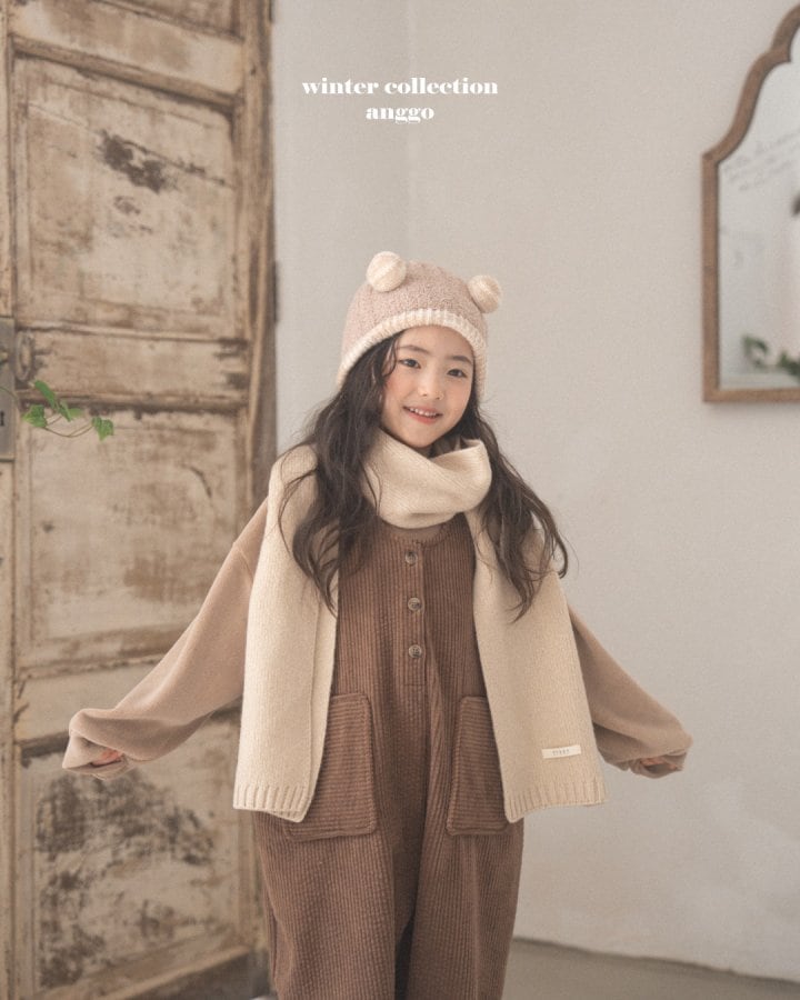 【取寄】anggo｜pocky overall｜ポッキーオーバーオール｜XS-XL｜1-7y｜25 winter