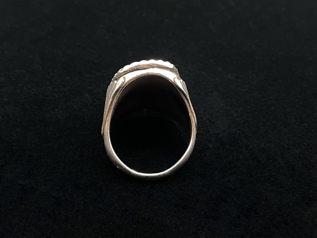 シルバーリング（トルコ石・サンゴ）