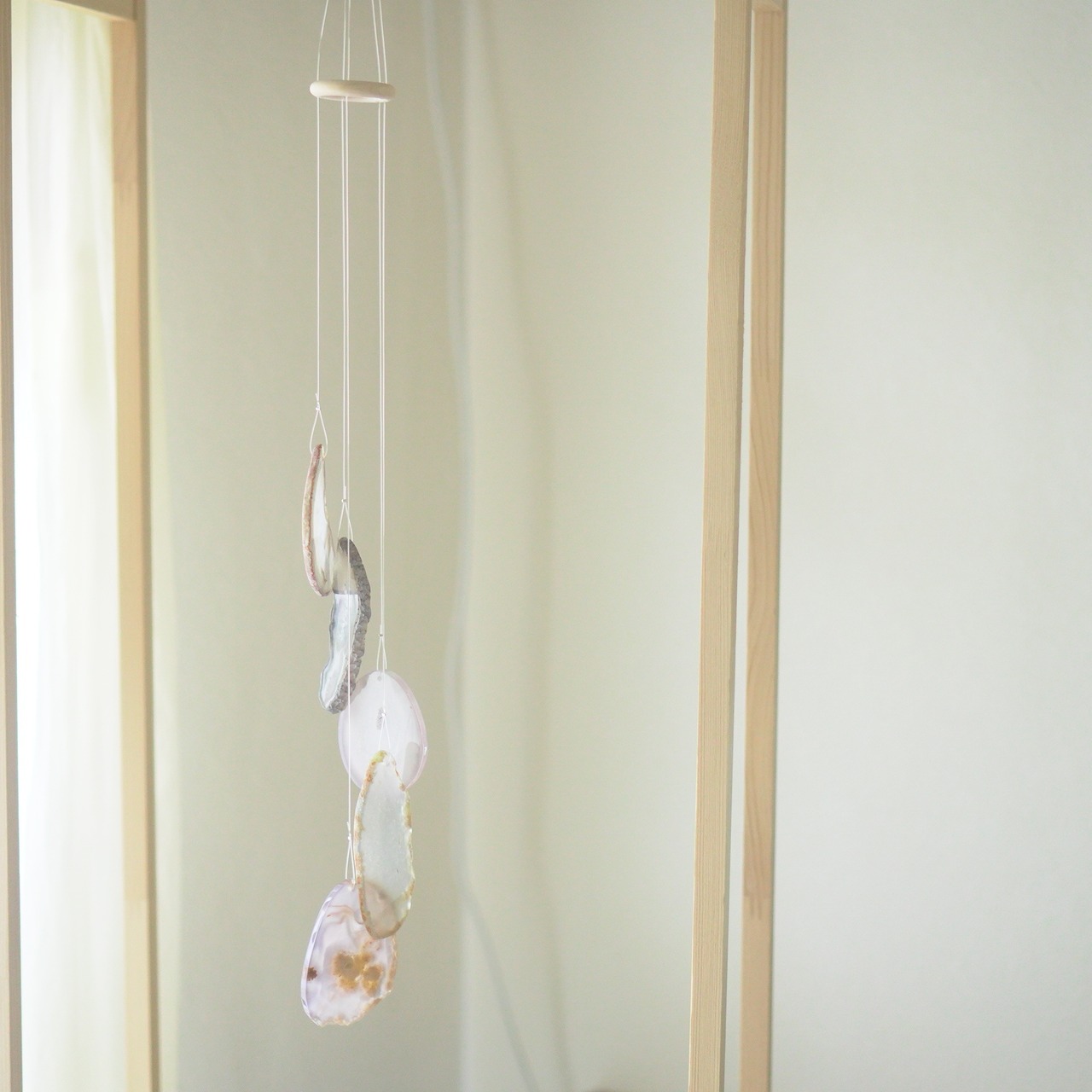TSUKIKAGE - アゲートヒーリングチャイム / Agate Sun Catcher Wind Chime 540