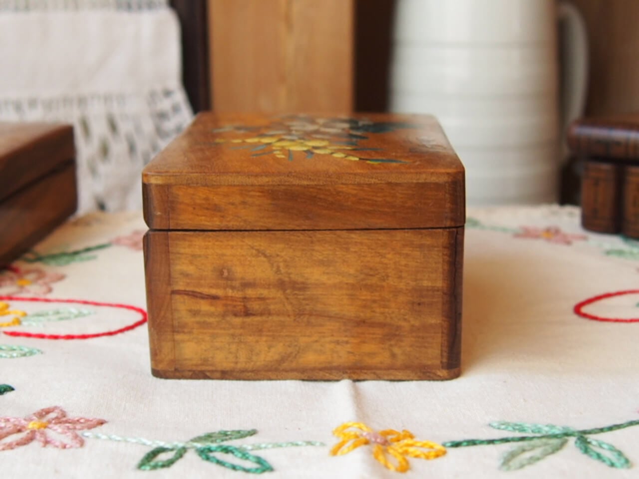 モシュリンヌの木箱(スミレとミモザ) | Bonny Bee