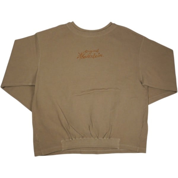Size【L】 TENDERLOIN テンダーロイン MOSS STITCH SWEAT KHAKI クルー