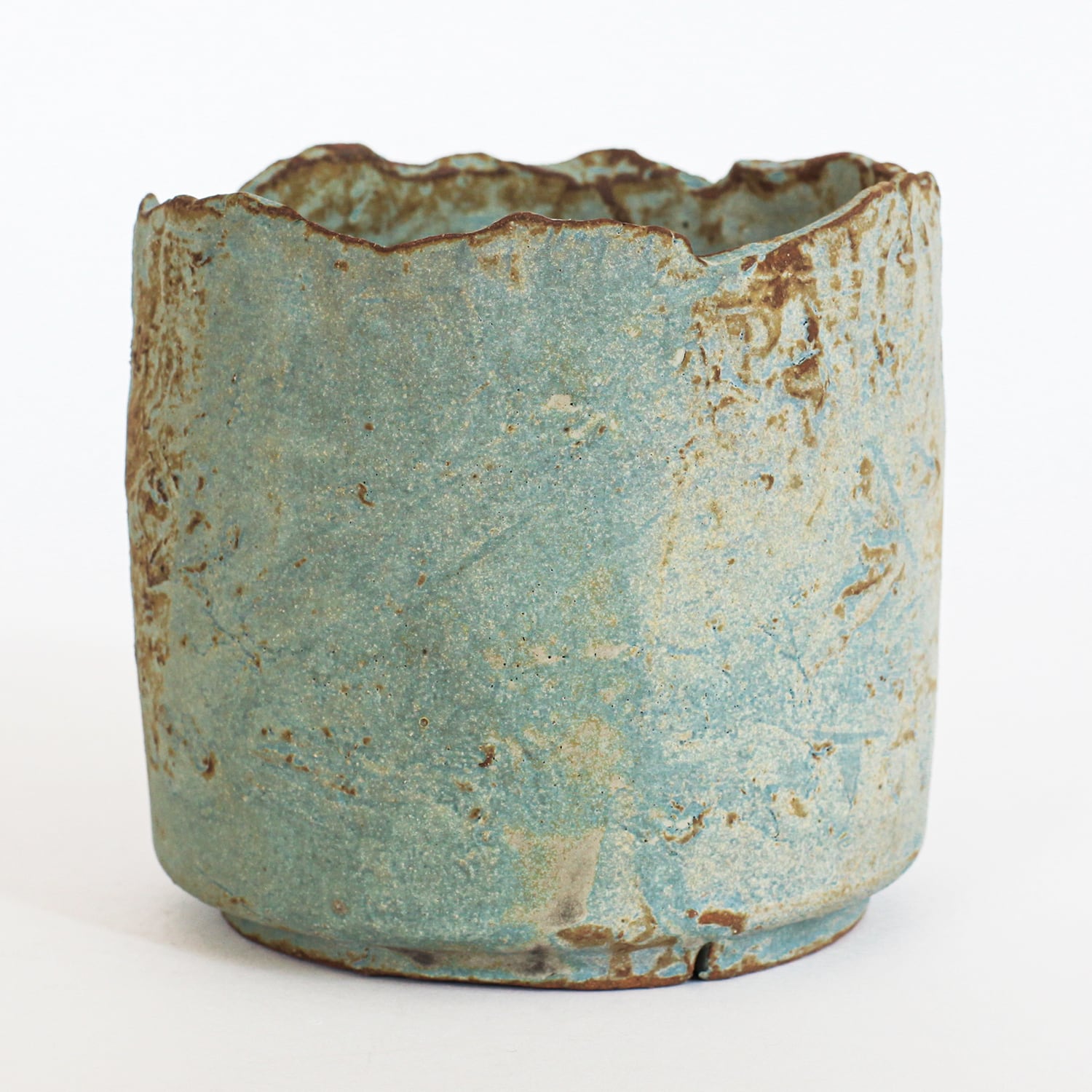 Cylinder Plants Pot “青錆” ※Laege (茨木伸恵) C | amane-official