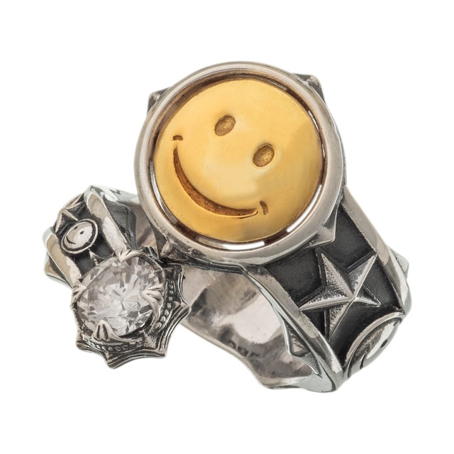 【新作】ニコリング ACR0304　Smile ring シルバーアクセサリーブランド silver jewelry