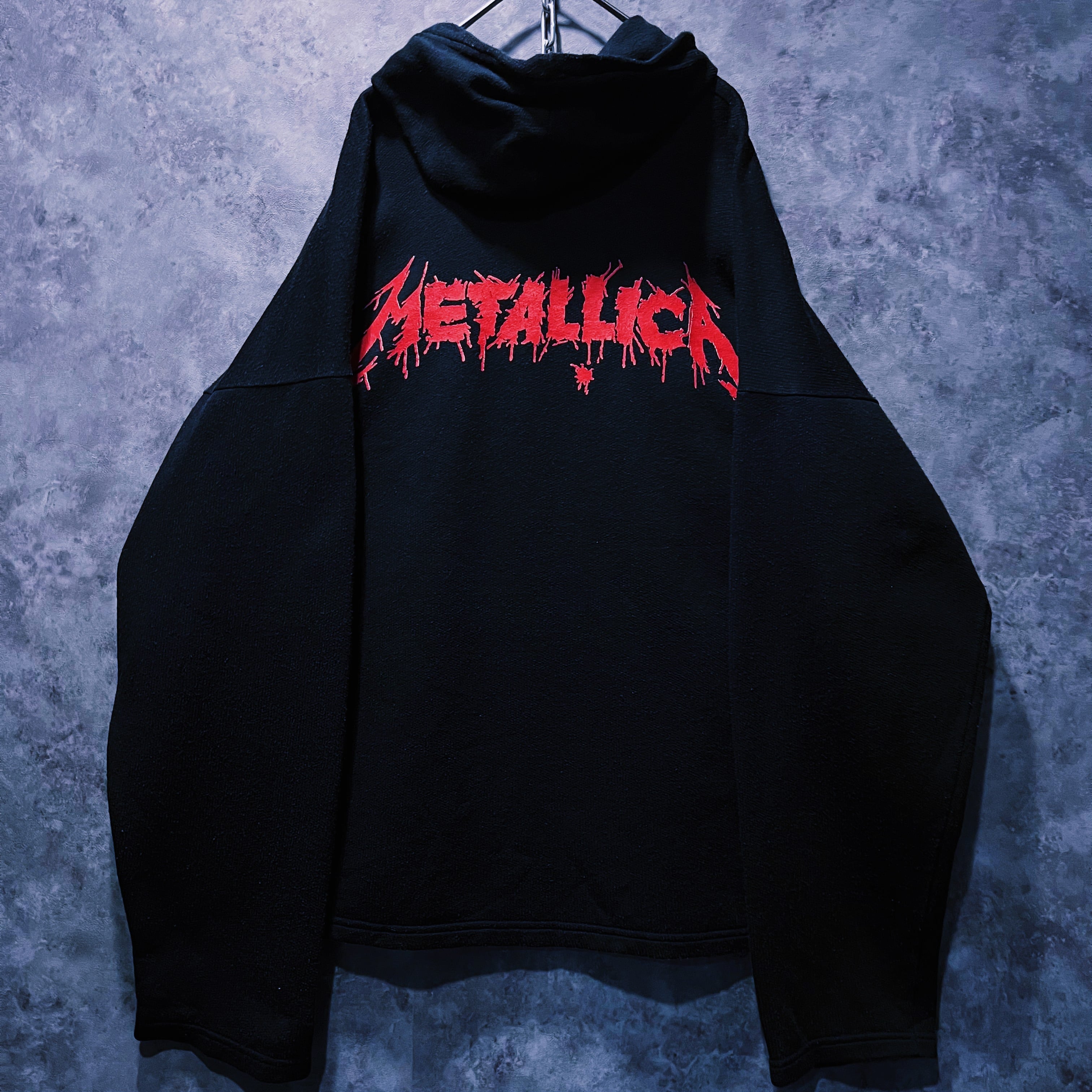 doppio】vintage “METALLICA” Ride the Lightning”logo print design