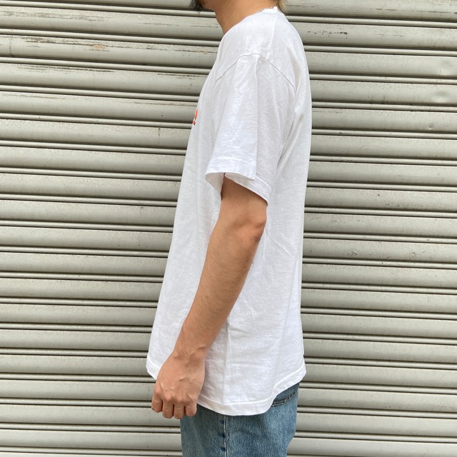 90s Newport ニューポート タバコ銘柄 プリントTシャツ ホワイト L