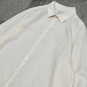 white linen shirt