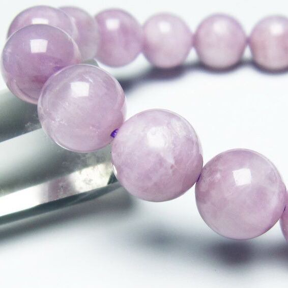 クンツァイト ブレスレット 11mm ミルキークンツァイト 一点物 メール便可 [M便 1/10] 111-19643