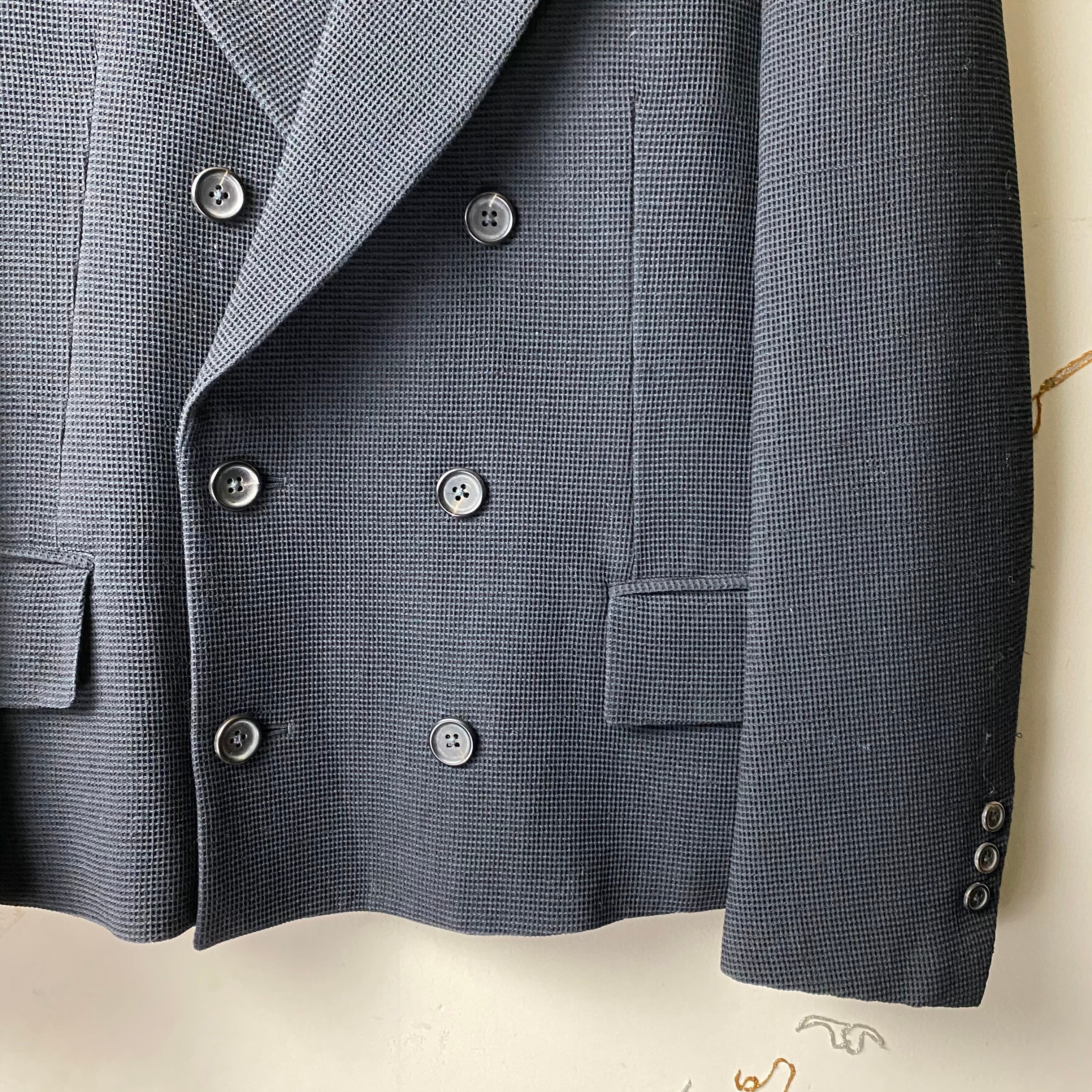 yohji yamamoto pour homme スラックス　archive archive YOHJI YAMAMOTO POUR HOMME knit switching set-up suits
