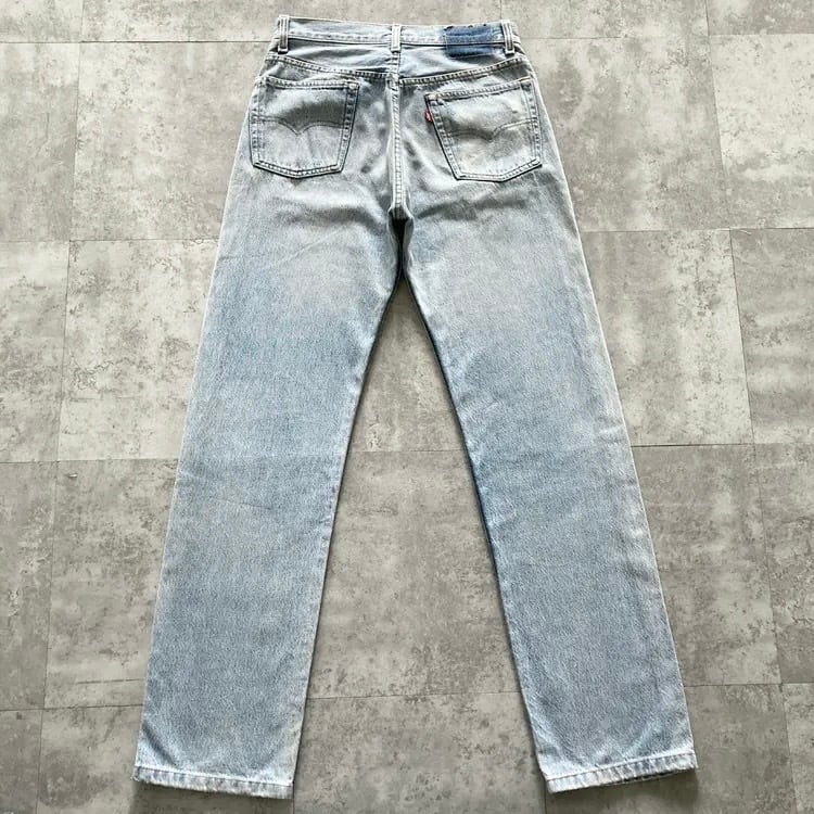 W30 L36】90's US.Levis 501 リーバイス バレンシア工場(555) ボタン裏