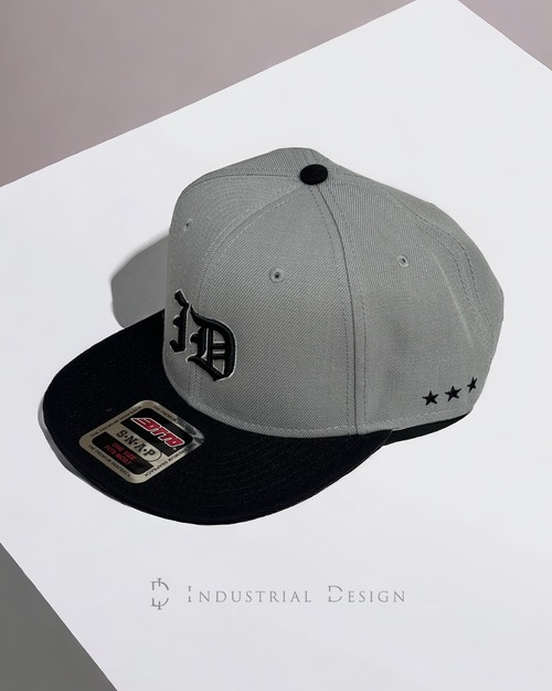 ID Black Letter CAP (black×gray)