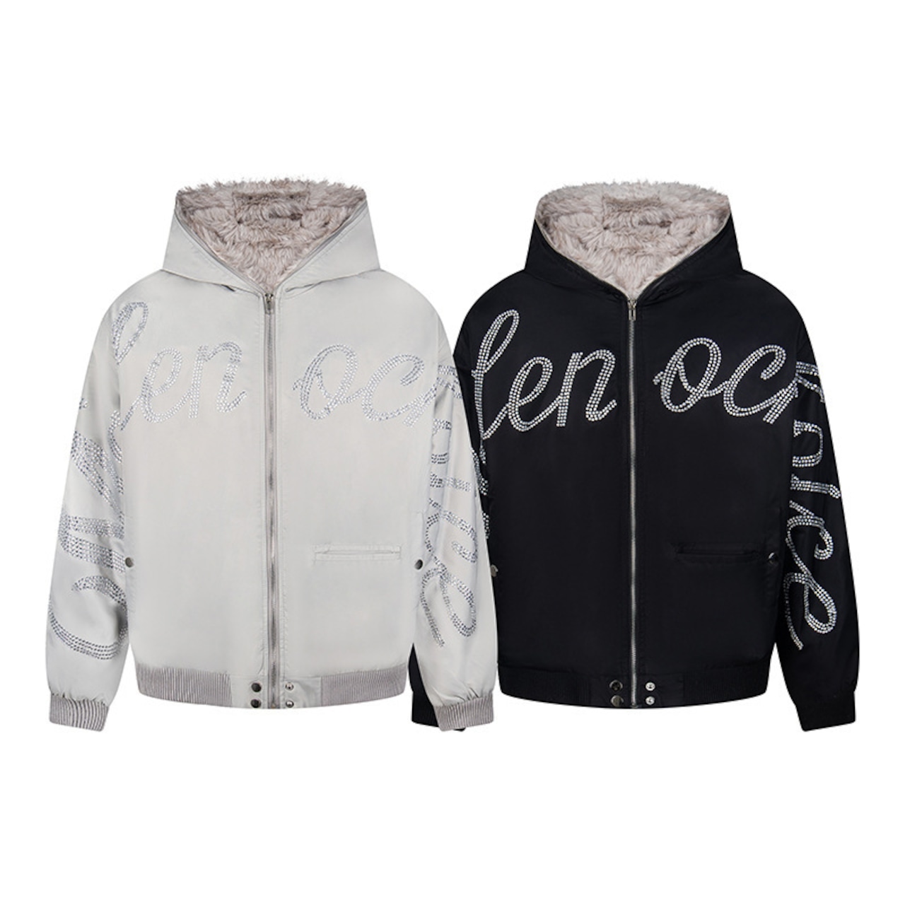 【暖かさUP】ストリート ダイヤファー中綿ジャケット T2019