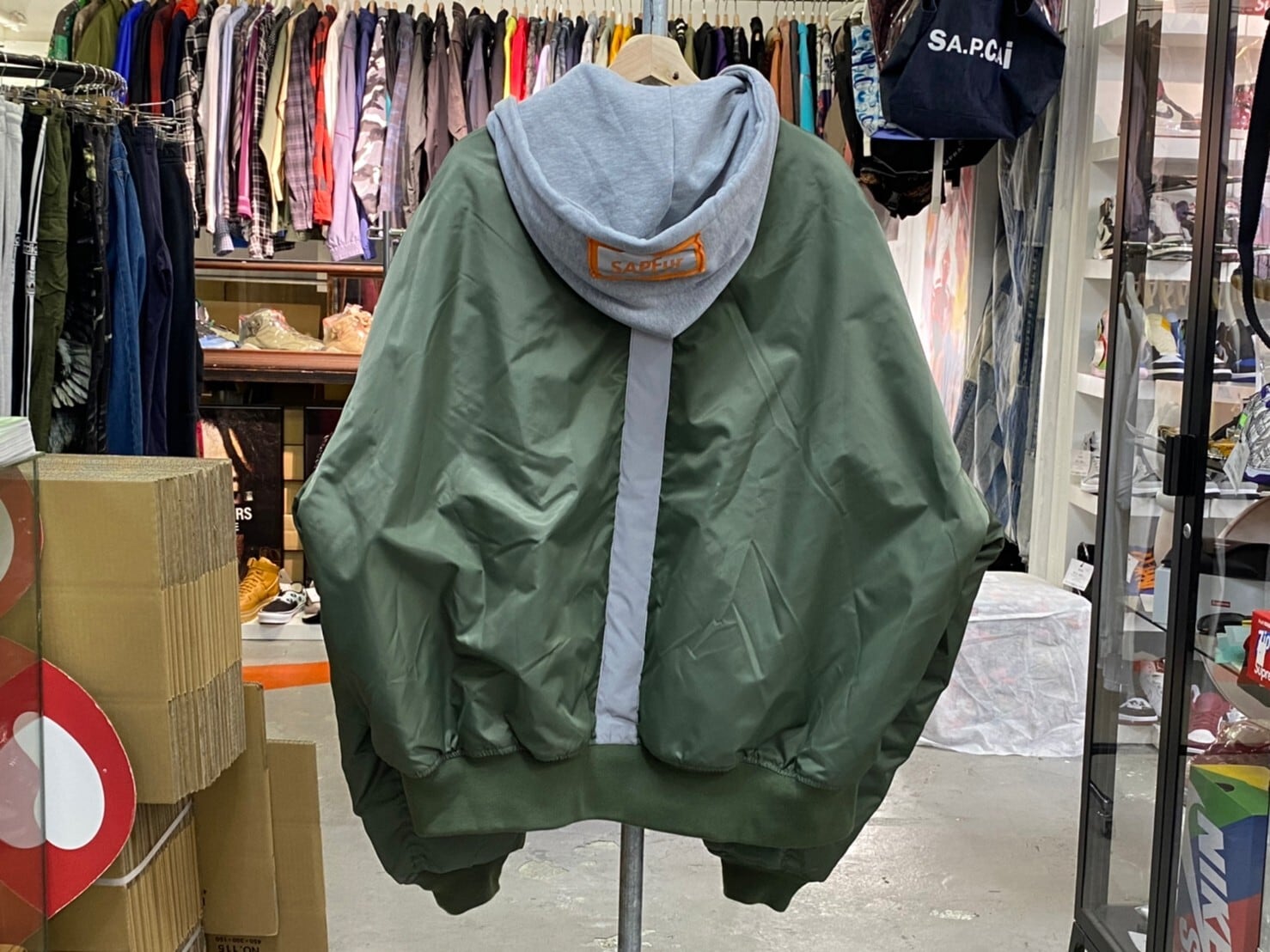 SAPEur DROP shoulder MA-1 jacket