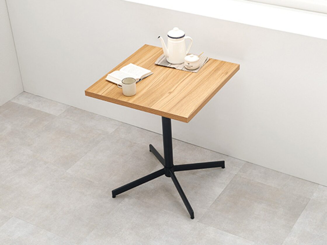 60cm角カフェテーブル3点セット（ナチュラル× チェア4カラー） | Pay ID