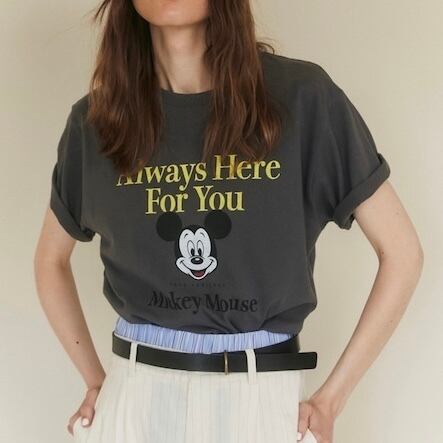 【 +81 branca 】Mickey tee
