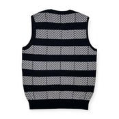 LANVIN SPORT ランバン スポーツ ボーダー柄 コットン ニット ベスト サイズ 40