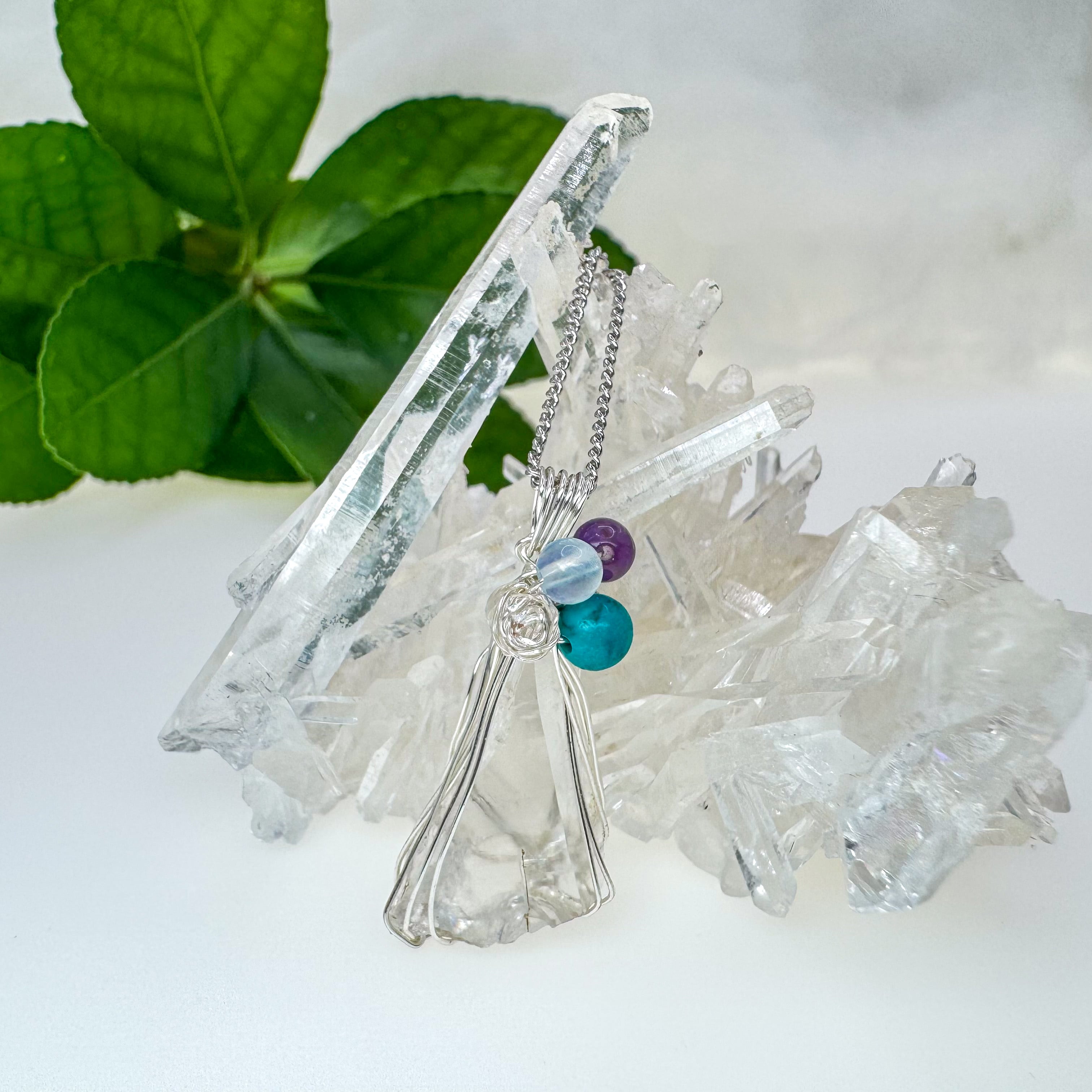高千穂水晶ネックレス | sunday shop〜宮崎水晶アクセサリー〜