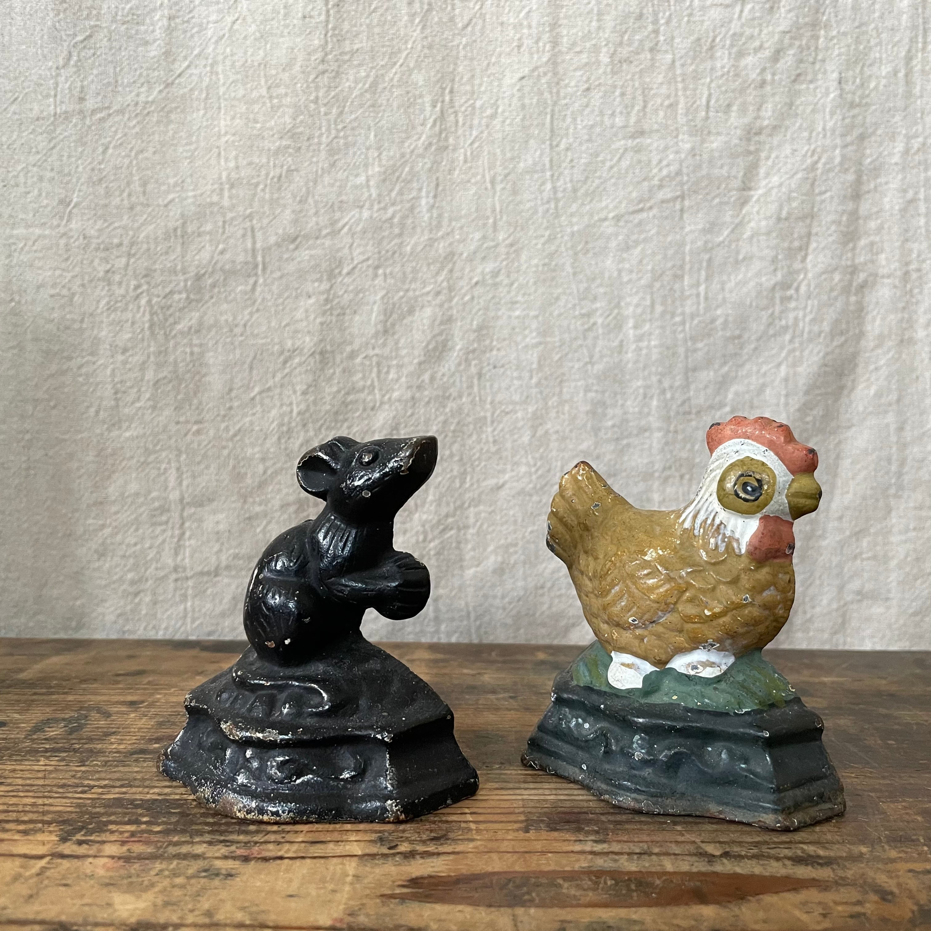 にわとりのドアストッパー | tsuitachi craft&brocante