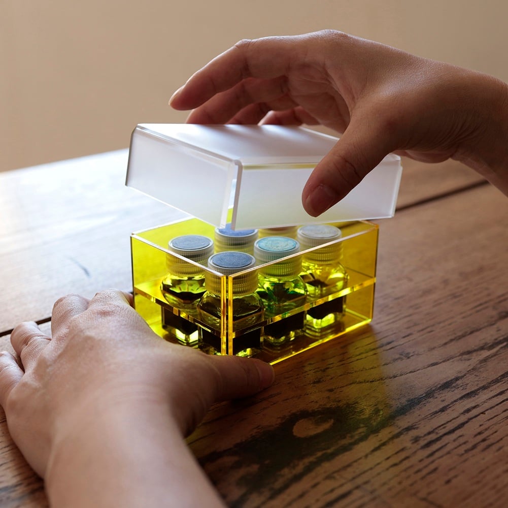 小物入れ barabara 定番ボトル専用インク収納箱 INK STORAGE BOX for スペアボトルミニ