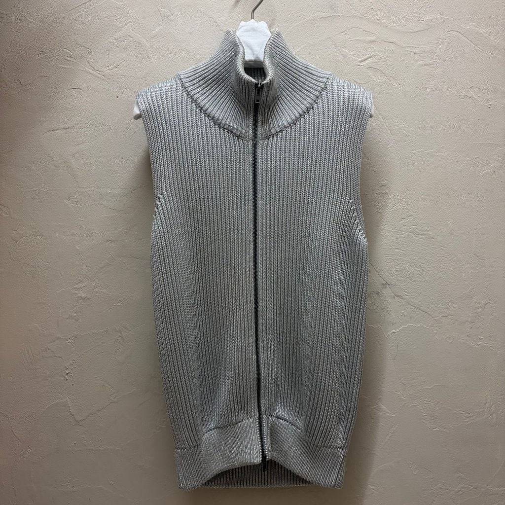 SHAREEF シャリーフ SHAGGY KNIT シャギーニット 2 ブラックパープル