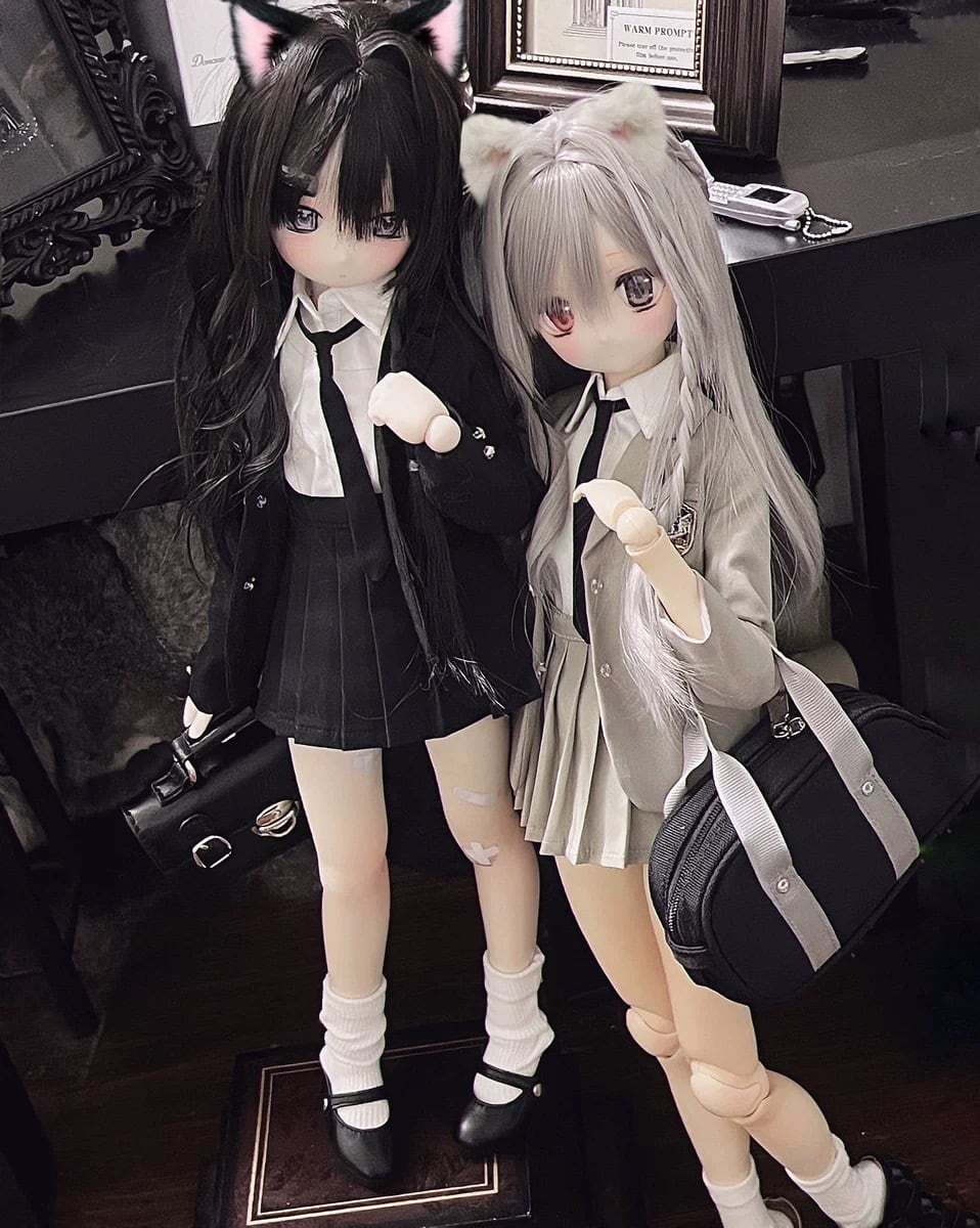 衣装セット！制服 学生 学生服 洋服 服 BJD 球体関節人形 1/4 MDD ...