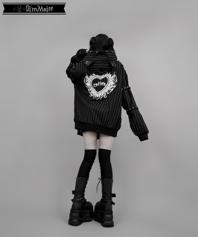 【受注予約商品】Evil Catパーカー【Black】