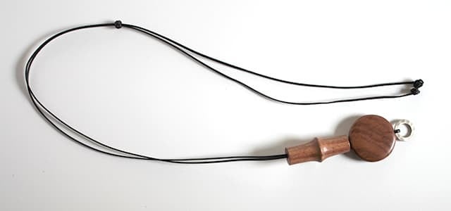 N-243ro wood Bペンダント茶 | Bijoux Kei