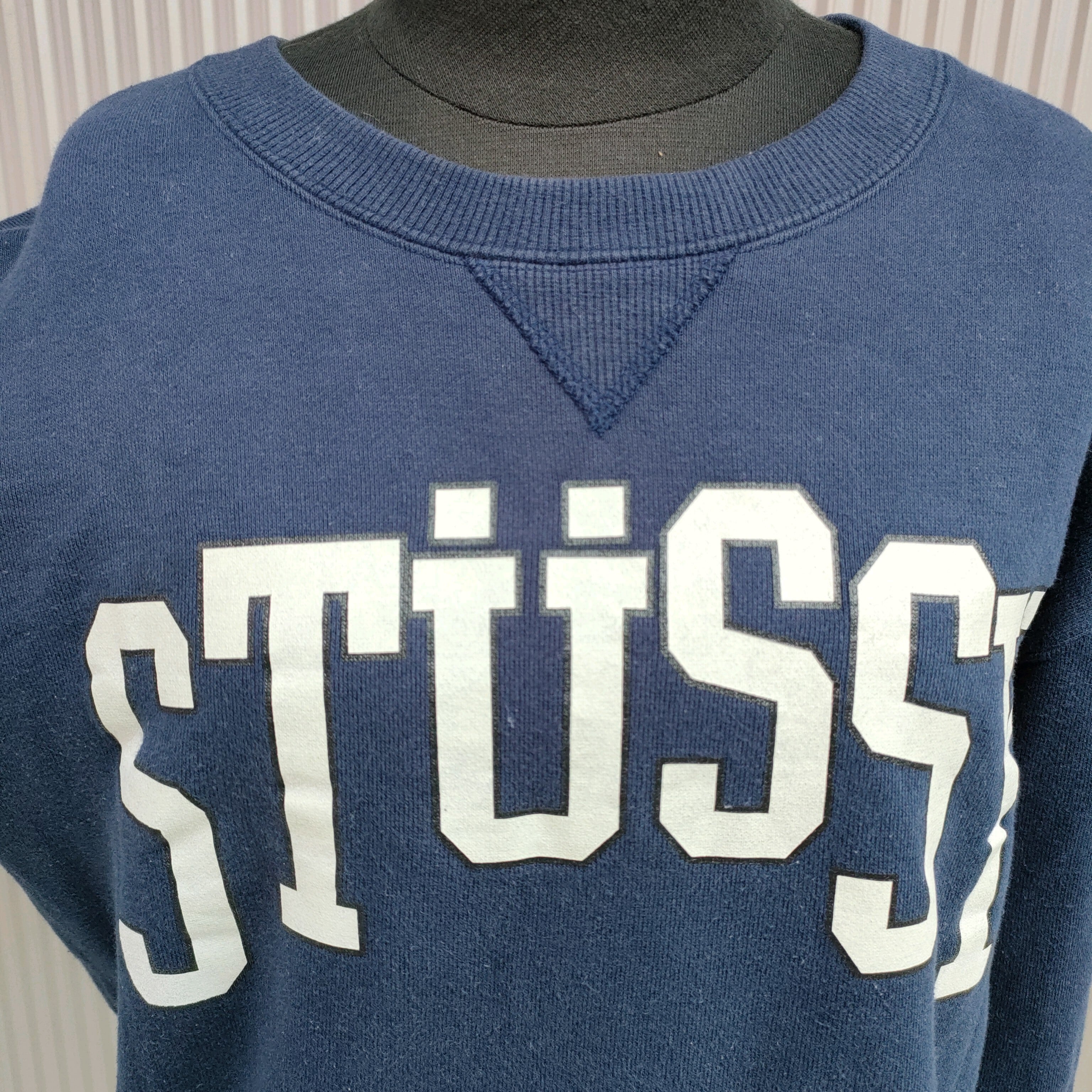 ○ステューシーstussy women/古着/アーチロゴ/Vガゼット/スウェット ...