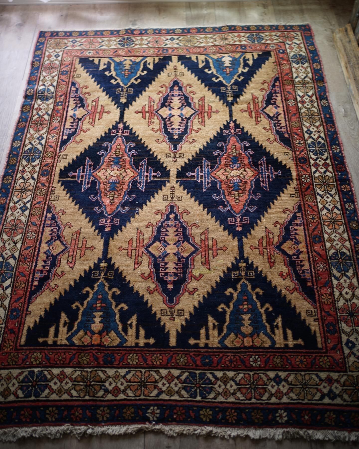 101】Semi Antique Persian Afshar rug 1940's | PAY ID